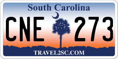 SC license plate CNE273