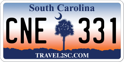 SC license plate CNE331