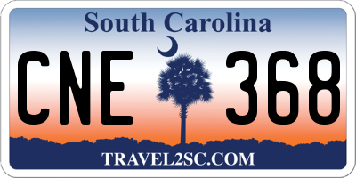 SC license plate CNE368