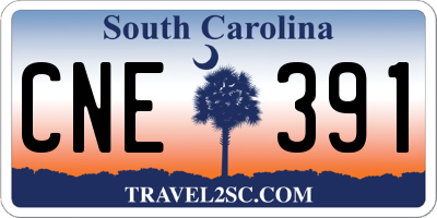 SC license plate CNE391