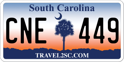 SC license plate CNE449