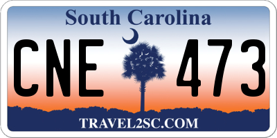 SC license plate CNE473