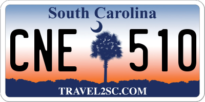 SC license plate CNE510