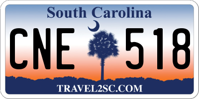 SC license plate CNE518