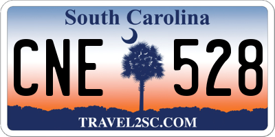 SC license plate CNE528