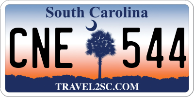 SC license plate CNE544