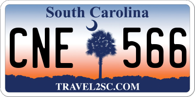 SC license plate CNE566