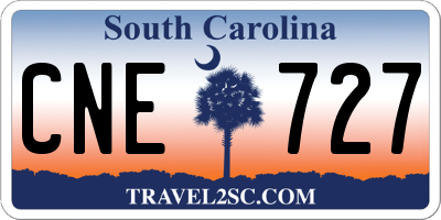 SC license plate CNE727