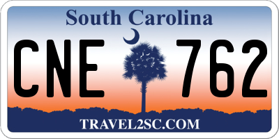 SC license plate CNE762