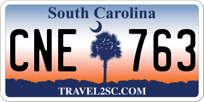 SC license plate CNE763