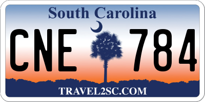 SC license plate CNE784