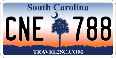 SC license plate CNE788