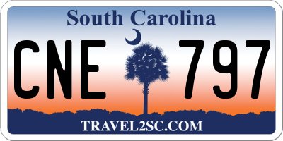 SC license plate CNE797