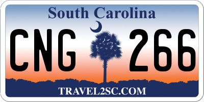 SC license plate CNG266