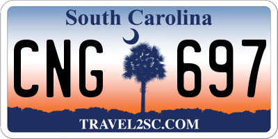 SC license plate CNG697