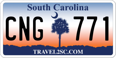 SC license plate CNG771