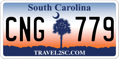 SC license plate CNG779