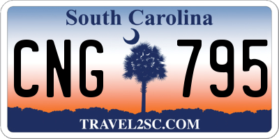 SC license plate CNG795