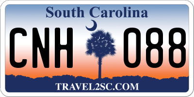 SC license plate CNH088
