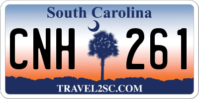 SC license plate CNH261