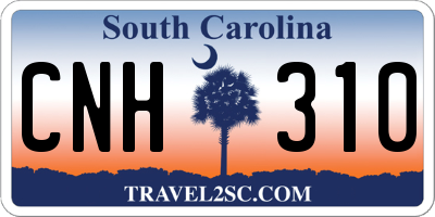 SC license plate CNH310