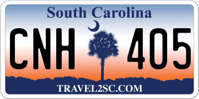 SC license plate CNH405