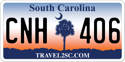 SC license plate CNH406