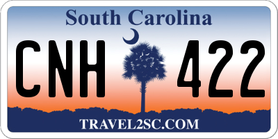 SC license plate CNH422