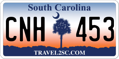 SC license plate CNH453