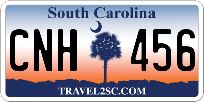 SC license plate CNH456