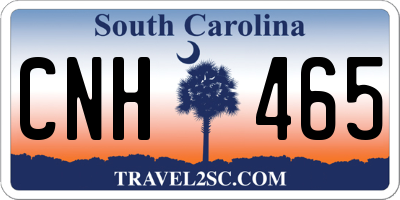 SC license plate CNH465