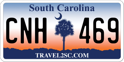 SC license plate CNH469