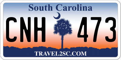 SC license plate CNH473