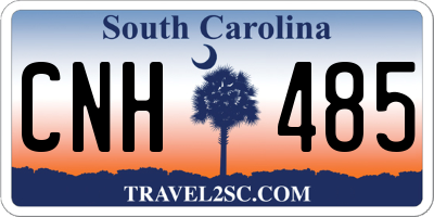 SC license plate CNH485