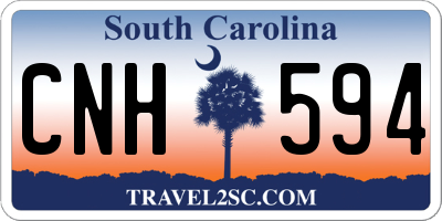 SC license plate CNH594