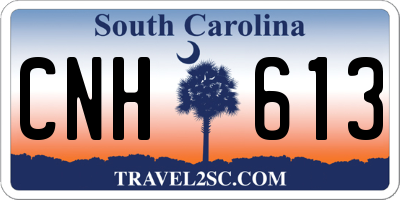 SC license plate CNH613