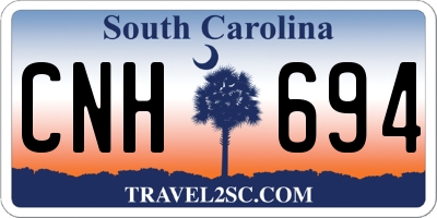 SC license plate CNH694