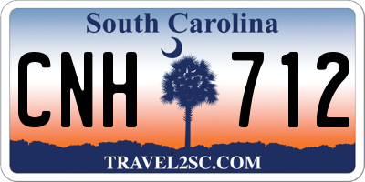 SC license plate CNH712