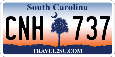 SC license plate CNH737