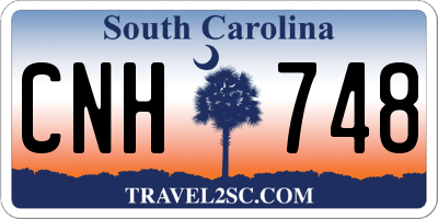 SC license plate CNH748