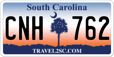 SC license plate CNH762
