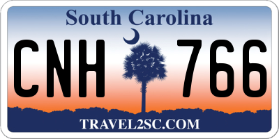 SC license plate CNH766