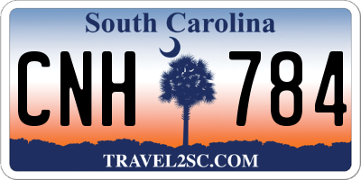 SC license plate CNH784