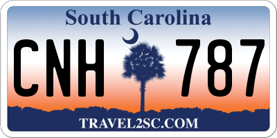 SC license plate CNH787