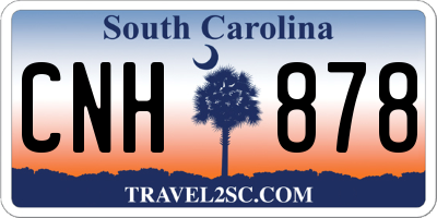 SC license plate CNH878