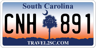 SC license plate CNH891