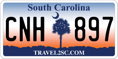 SC license plate CNH897
