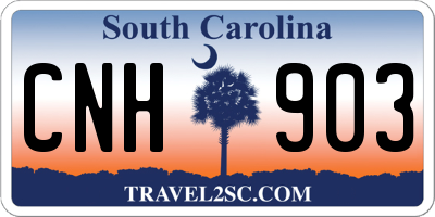 SC license plate CNH903