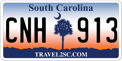 SC license plate CNH913