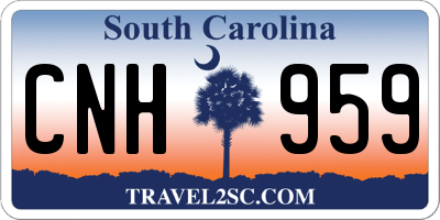 SC license plate CNH959
